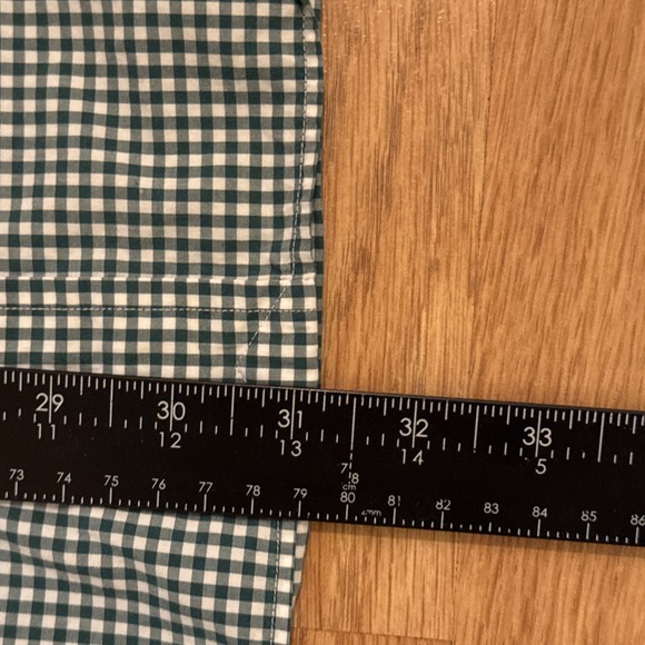 Ralph Lauren Shirt Men's XL Green Gingham Plaid Purple Pony Long Sleeve Preppy - Picture 4 of 8